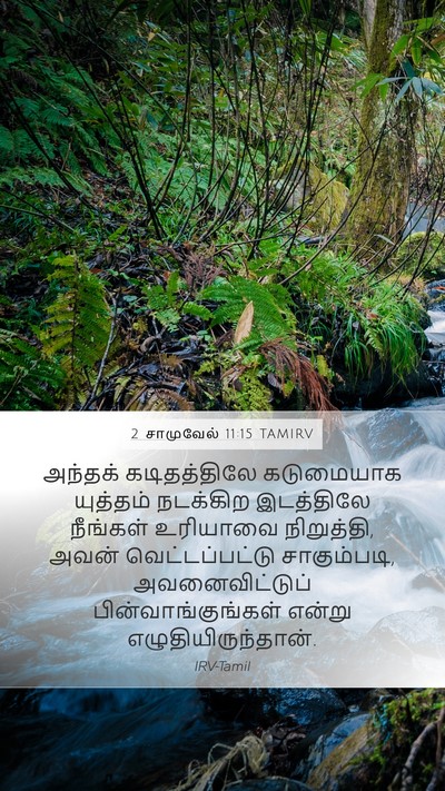 2 சாமுவேல் 11:15 TAMIRV Bible Verse Image