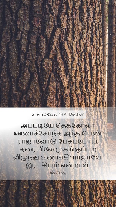 2 சாமுவேல் 14:4 TAMIRV Bible Verse Image