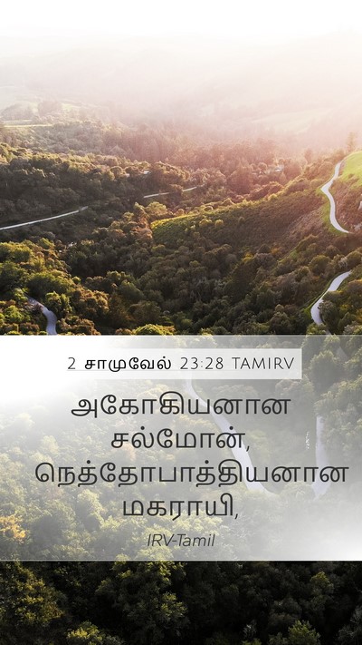 2 சாமுவேல் 23:28 TAMIRV Bible Verse Image