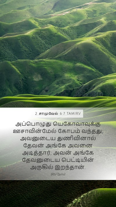 2 சாமுவேல் 6:7 TAMIRV Bible Verse Image