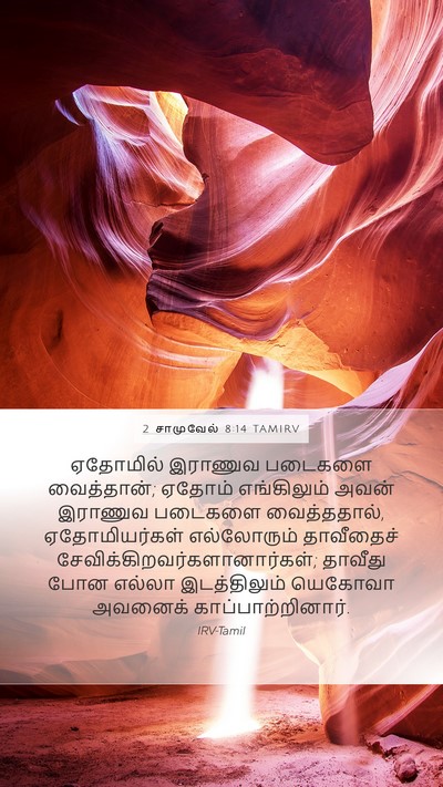 2 சாமுவேல் 8:14 TAMIRV Bible Verse Image