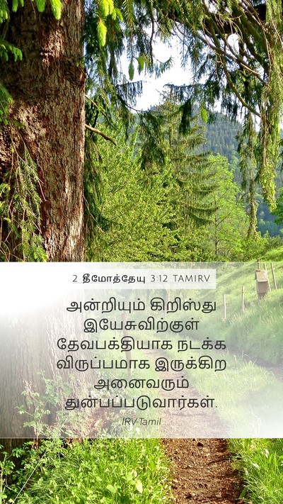2 தீமோத்தேயு 3:12 TAMIRV Bible Verse Image