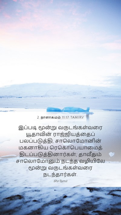 2 நாளாகமம் 11:17 TAMIRV Bible Verse Image