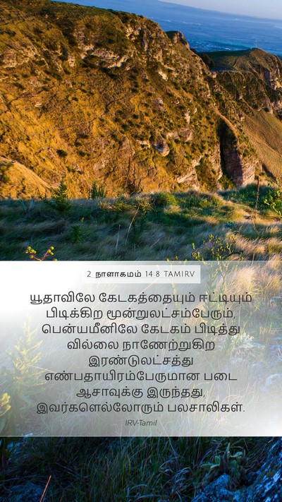 2 நாளாகமம் 14:8 TAMIRV Bible Verse Image
