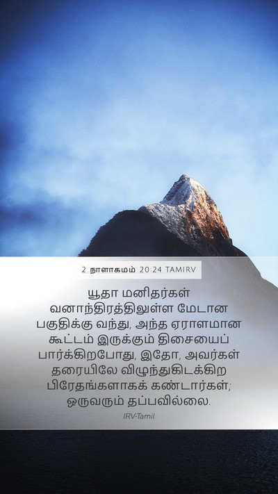 2 நாளாகமம் 20:24 TAMIRV Bible Verse Image