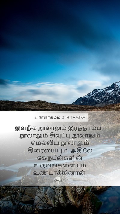 2 நாளாகமம் 3:14 TAMIRV Bible Verse Image