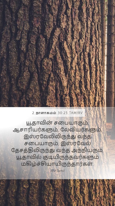 2 நாளாகமம் 30:25 TAMIRV Mobile Phone Wallpaper - யூதாவின் - Mobile Bible Verse Wallpaper