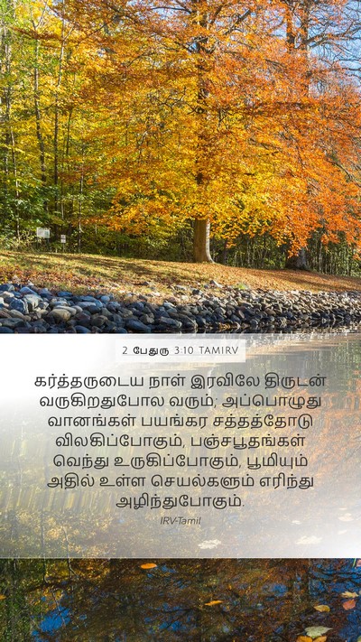2 பேதுரு 3:10 TAMIRV Bible Verse Image