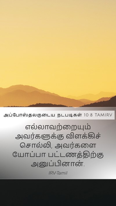 அப்போஸ்தலருடைய நடபடிகள் 10:8 TAMIRV Mobile Phone Wallpaper - எல்லாவற்றையும் - Mobile Bible Verse Wallpaper