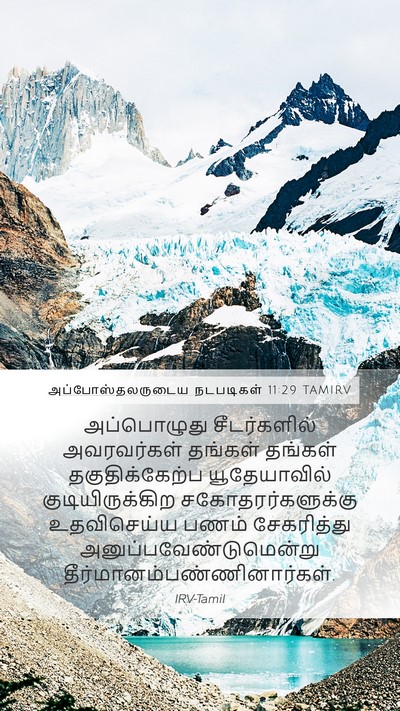 அப்போஸ்தலருடைய நடபடிகள் 11:29 TAMIRV Bible Verse Image