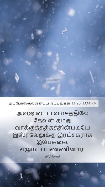 அப்போஸ்தலருடைய நடபடிகள் 13:23 TAMIRV Bible Verse Image