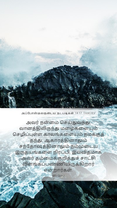 அப்போஸ்தலருடைய நடபடிகள் 14:17 TAMIRV Bible Verse Image