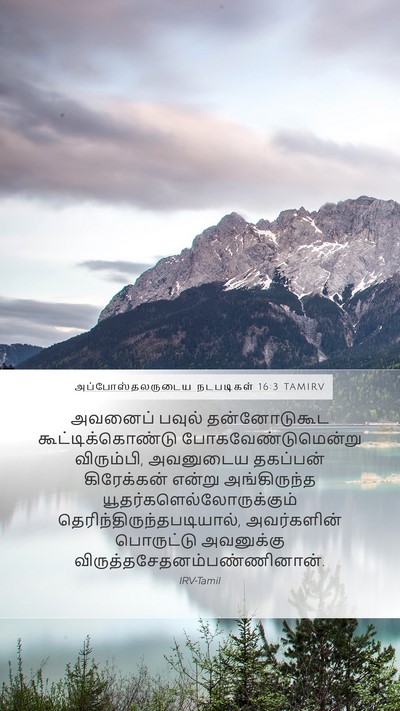 அப்போஸ்தலருடைய நடபடிகள் 16:3 TAMIRV Bible Verse Image