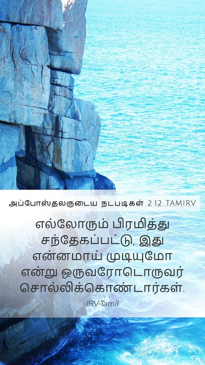 அப்போஸ்தலருடைய நடபடிகள் 2:12 TAMIRV Bible Verse Image