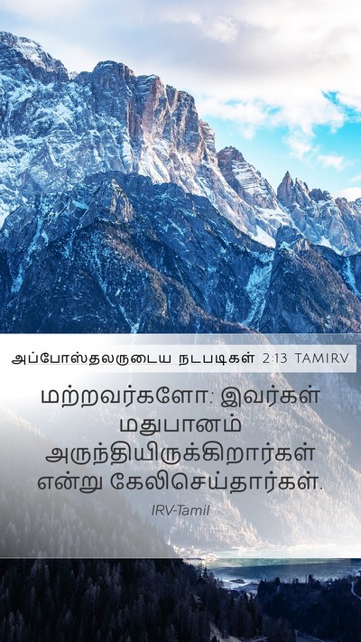 அப்போஸ்தலருடைய நடபடிகள் 2:13 TAMIRV Bible Verse Image