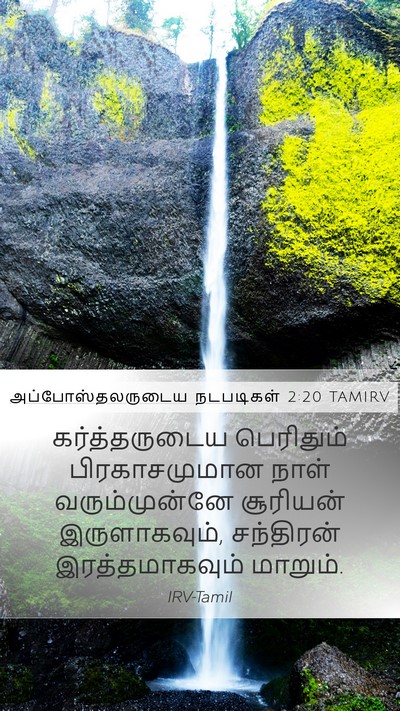 அப்போஸ்தலருடைய நடபடிகள் 2:20 TAMIRV Bible Verse Image