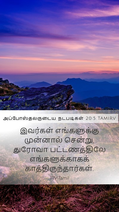 அப்போஸ்தலருடைய நடபடிகள் 20:5 TAMIRV Bible Verse Image