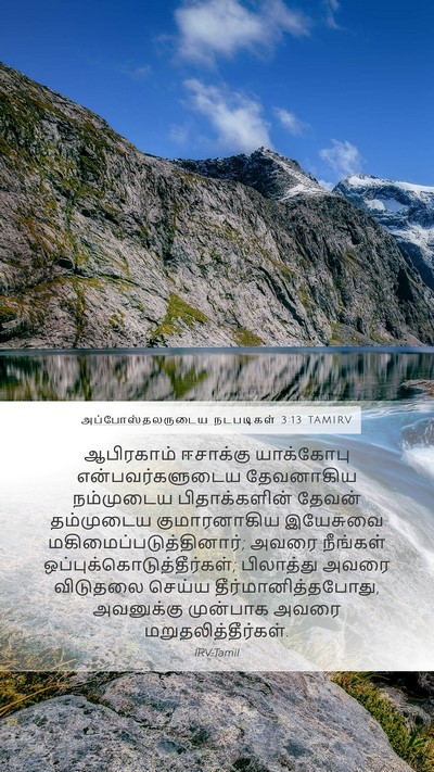 அப்போஸ்தலருடைய நடபடிகள் 3:13 TAMIRV Bible Verse Image