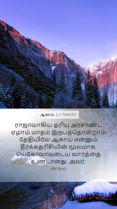ஆகாய் 2:1 TAMIRV Bible Verse Image