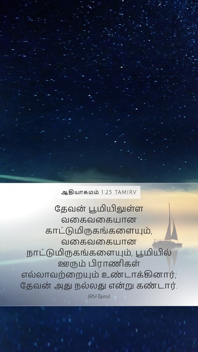 ஆதியாகமம் 1:25 TAMIRV Bible Verse Image