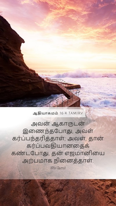 ஆதியாகமம் 16:4 TAMIRV Bible Verse Image