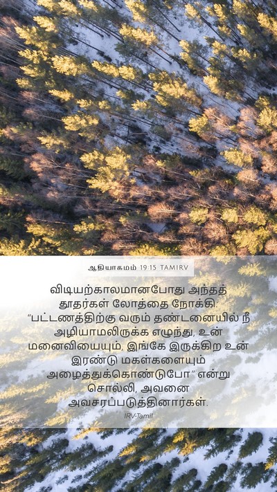 ஆதியாகமம் 19:15 TAMIRV Bible Verse Image