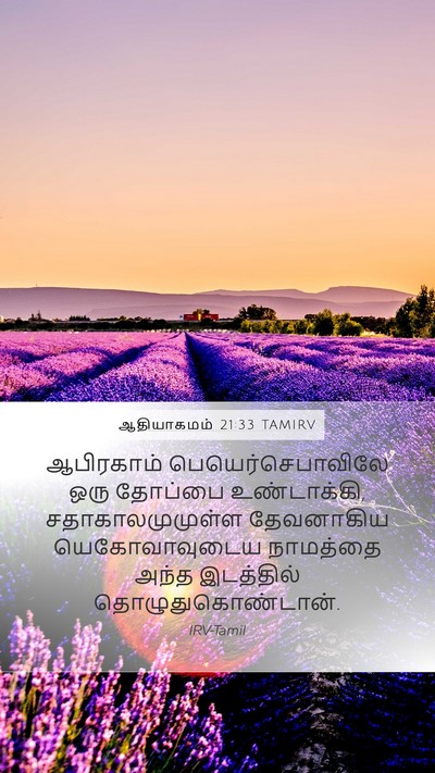 ஆதியாகமம் 21:33 TAMIRV Bible Verse Image