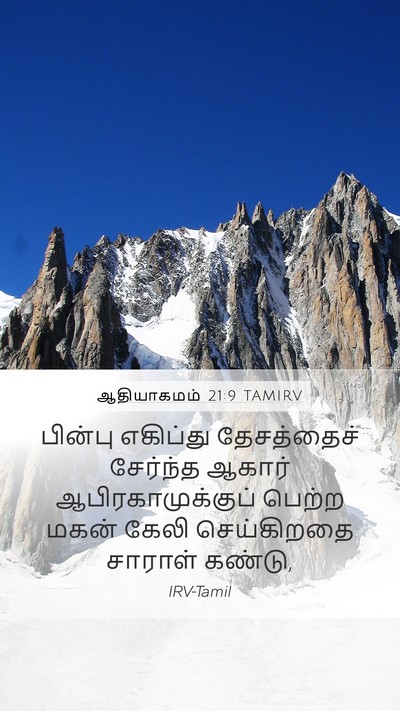 ஆதியாகமம் 21:9 TAMIRV Bible Verse Image