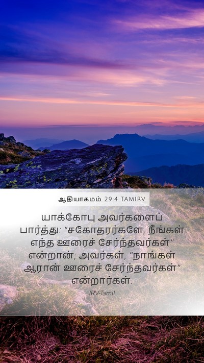 ஆதியாகமம் 29:4 TAMIRV Bible Verse Image