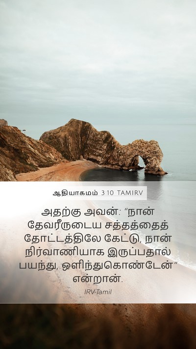 ஆதியாகமம் 3:10 TAMIRV Bible Verse Image