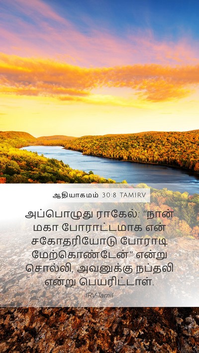 ஆதியாகமம் 30:8 TAMIRV Bible Verse Image