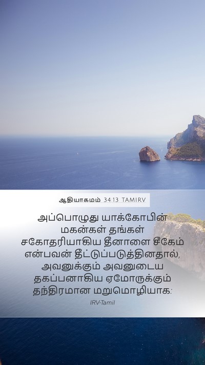 ஆதியாகமம் 34:13 TAMIRV Bible Verse Image