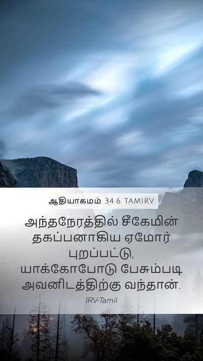 ஆதியாகமம் 34:6 TAMIRV Bible Verse Image