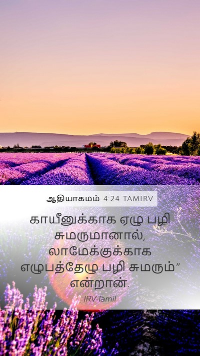 ஆதியாகமம் 4:24 TAMIRV Bible Verse Image