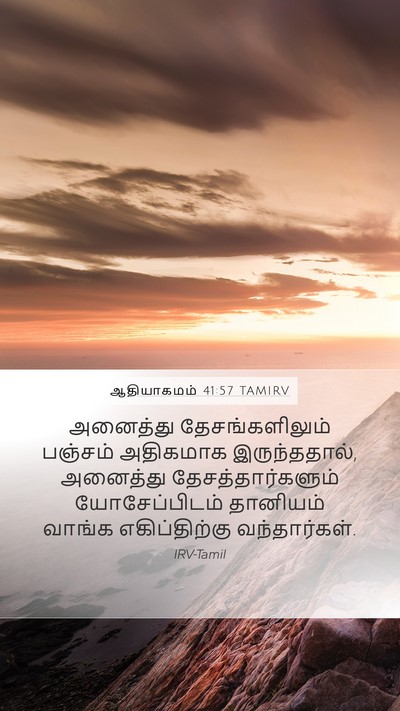 ஆதியாகமம் 41:57 TAMIRV Bible Verse Image