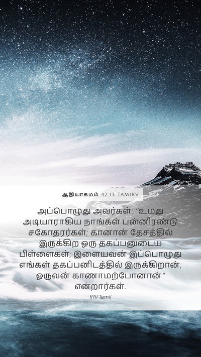 ஆதியாகமம் 42:13 TAMIRV Bible Verse Image