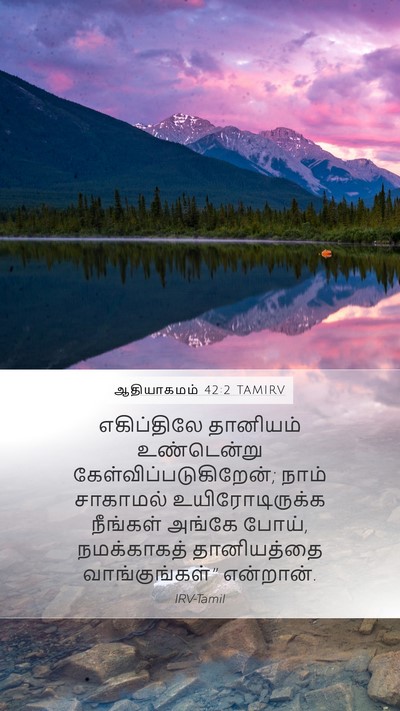 ஆதியாகமம் 42:2 TAMIRV Bible Verse Image