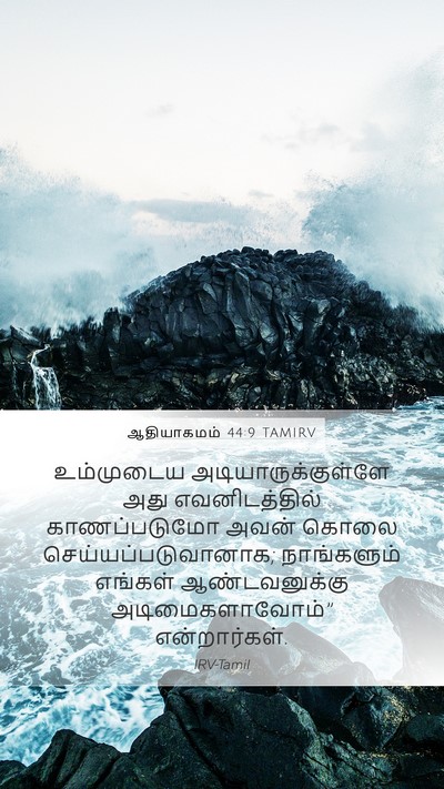 ஆதியாகமம் 44:9 TAMIRV Bible Verse Image