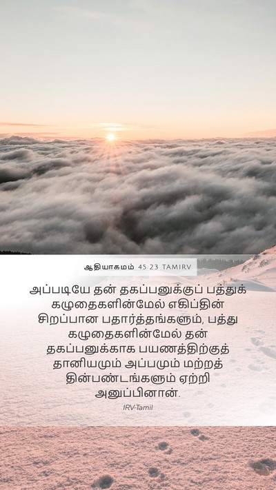 ஆதியாகமம் 45:23 TAMIRV Bible Verse Image