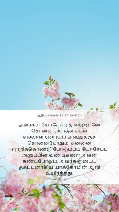 ஆதியாகமம் 45:27 TAMIRV Bible Verse Image