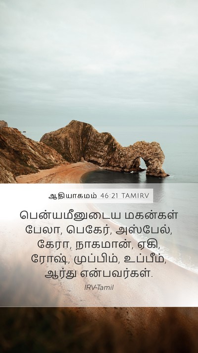 ஆதியாகமம் 46:21 TAMIRV Mobile Phone Wallpaper - பென்யமீனுடைய - Mobile Bible Verse Wallpaper