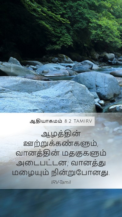 ஆதியாகமம் 8:2 TAMIRV Bible Verse Image