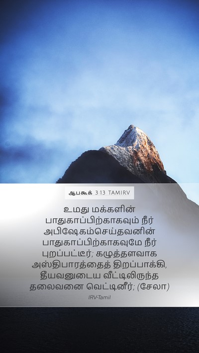 ஆபகூக் 3:13 TAMIRV Bible Verse Image