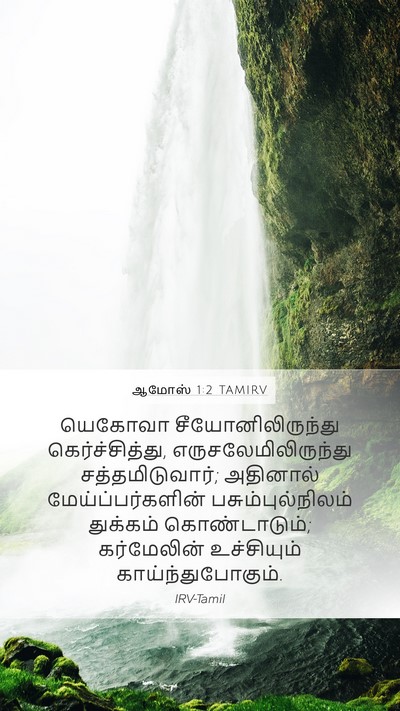 ஆமோஸ் 1:2 TAMIRV Bible Verse Image