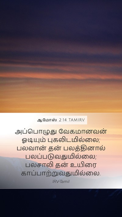 ஆமோஸ் 2:14 TAMIRV Bible Verse Image