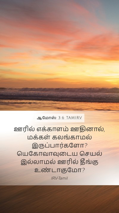 ஆமோஸ் 3:6 TAMIRV Bible Verse Image