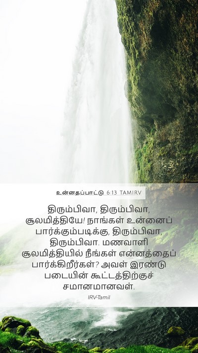 உன்னதப்பாட்டு 6:13 TAMIRV Bible Verse Image
