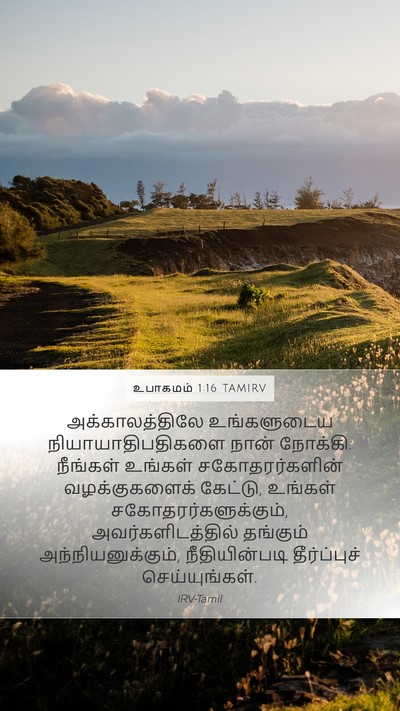 உபாகமம் 1:16 TAMIRV Bible Verse Image