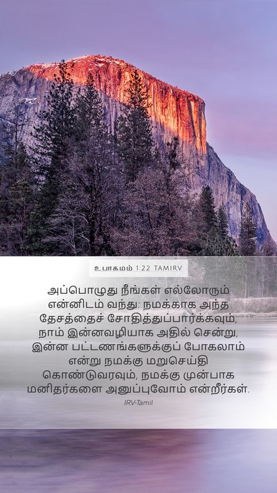 உபாகமம் 1:22 TAMIRV Bible Verse Image
