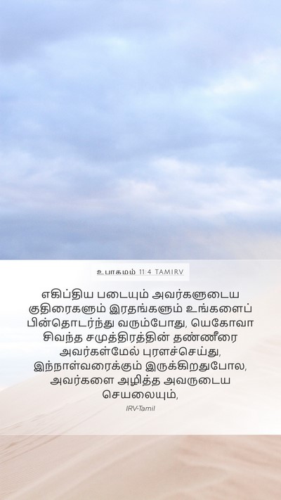 உபாகமம் 11:4 TAMIRV Bible Verse Image